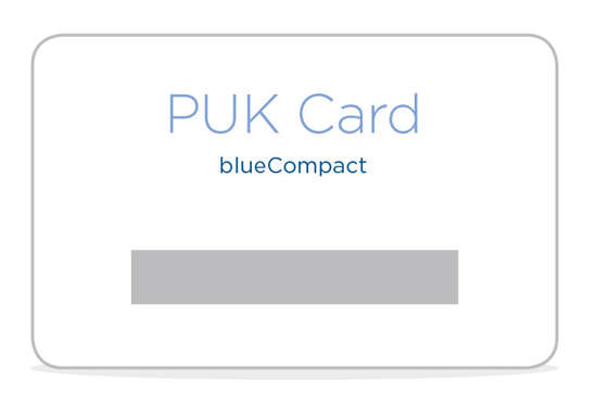 Afbeelding van Winkhaus Bluecompact PUK kaart vervanging