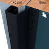 Afbeelding van Secustrip Plus buitendraaiend zwartgrijs fijnstructuur lengte 2300mm terugligging 0-6mm SKG* 1010.170.04