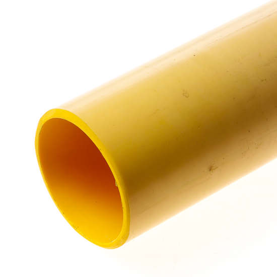 Afbeelding van Buis tbv gasinvoerbocht PVC geel 63 x 3mm