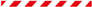 Afbeelding van PVC Waarschuwingstape rood-wit 50mm x 66 meter