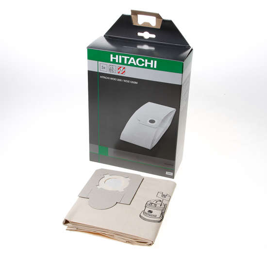 Afbeelding van Hitachi Papieren stofzak voor WDE1200 set van 5 750442