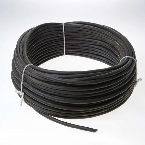 Afbeelding van Kabel rubber zwart 2 x 1.5mm² x 10 meter