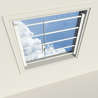Afbeelding van SecuBar Plus 1 raam- en lichtkoepelbeveiliging wit hoogte 38cm uitschuifbaar 55-70cm SKG** 2010.400.100