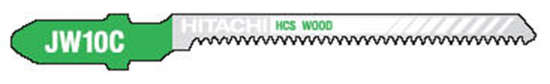 Afbeelding van Hitachi Decoupeerzaagbladen JW10C blister van 5 bladen