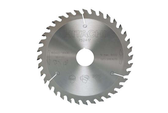 Afbeelding van Hitachi Hardmetalen cirkelzaagblad voor hout 216x30 60 tanden