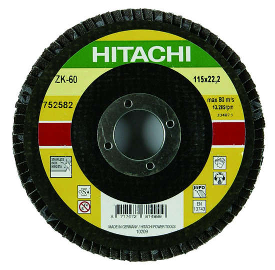 Afbeelding van Hitachi Lamellenschijf diameter 125mm K40