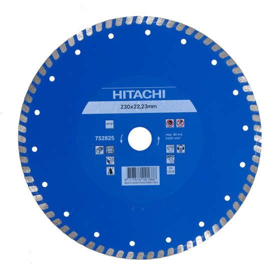 Afbeelding van Hitachi Diamant zaagblad type turbo vlak 125x22.2x6mm