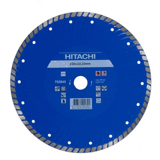 Afbeelding van Hitachi Diamant zaagblad type turbo 230x22.2x6mm