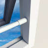 Afbeelding van Secubar Twist staal in de dag set van nokken (2) inclusief stalen stang wit 99cm SKG** 2010.365.300
