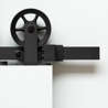 Afbeelding van Intersteel Schuifdeursysteem Wheel Top mat zwart 200cm