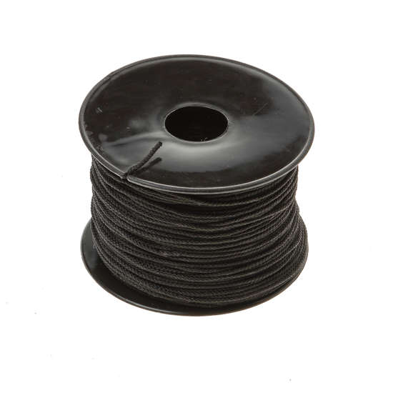 Afbeelding van Nylonkoord zwart gevlochten 1,5mm(100m)