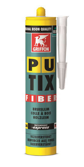 Afbeelding van Bison Pu-Tix fiber geel 340gr .