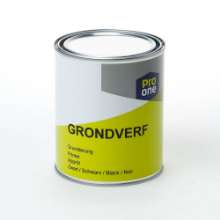 Afbeeldingen van ProOne grondverf zwart 750ml
